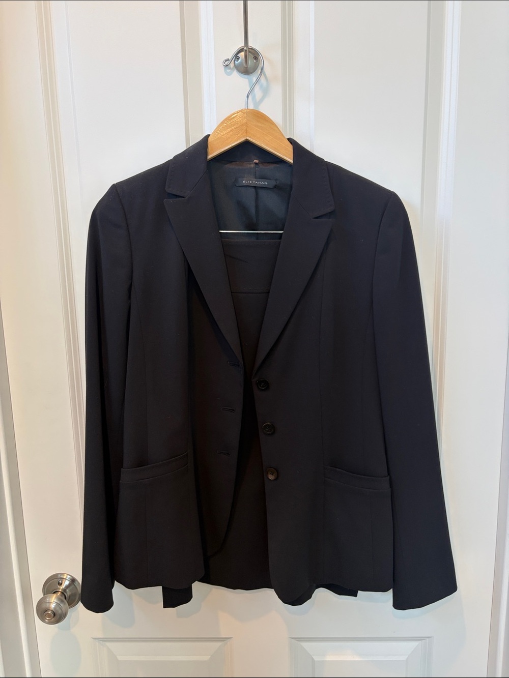 Eileen Fisher Black Women's Two-Piece Skirt Set